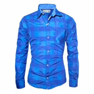 Camisa Cuadros Clásicos Azul