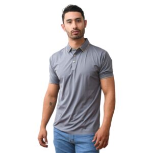 Playera Polo Premium P24 Gris