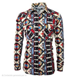 Camisa Vaquera Estampado Checotah M03