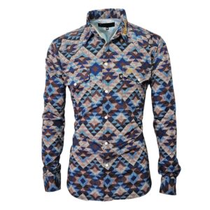 Camisa Vaquera Estampado Checotah M04
