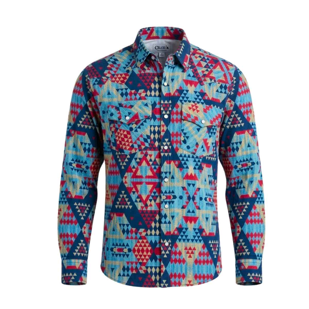Camisa Vaquera Estampado Checotah Mod 2 - Imagen 3