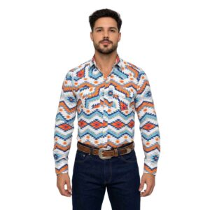 Camisa Vaquera Estampado Checotah Mod 3