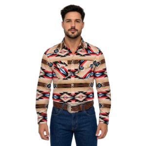 Camisa Vaquera Estampado Checotah Mod 1